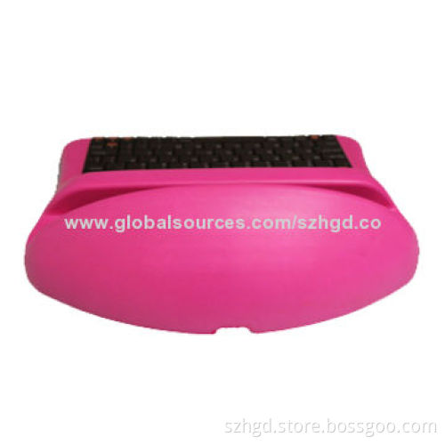 Bluetooth Keyboard Leather Case for iPad, Stand Design for Watching Video/Typing in Any Angle